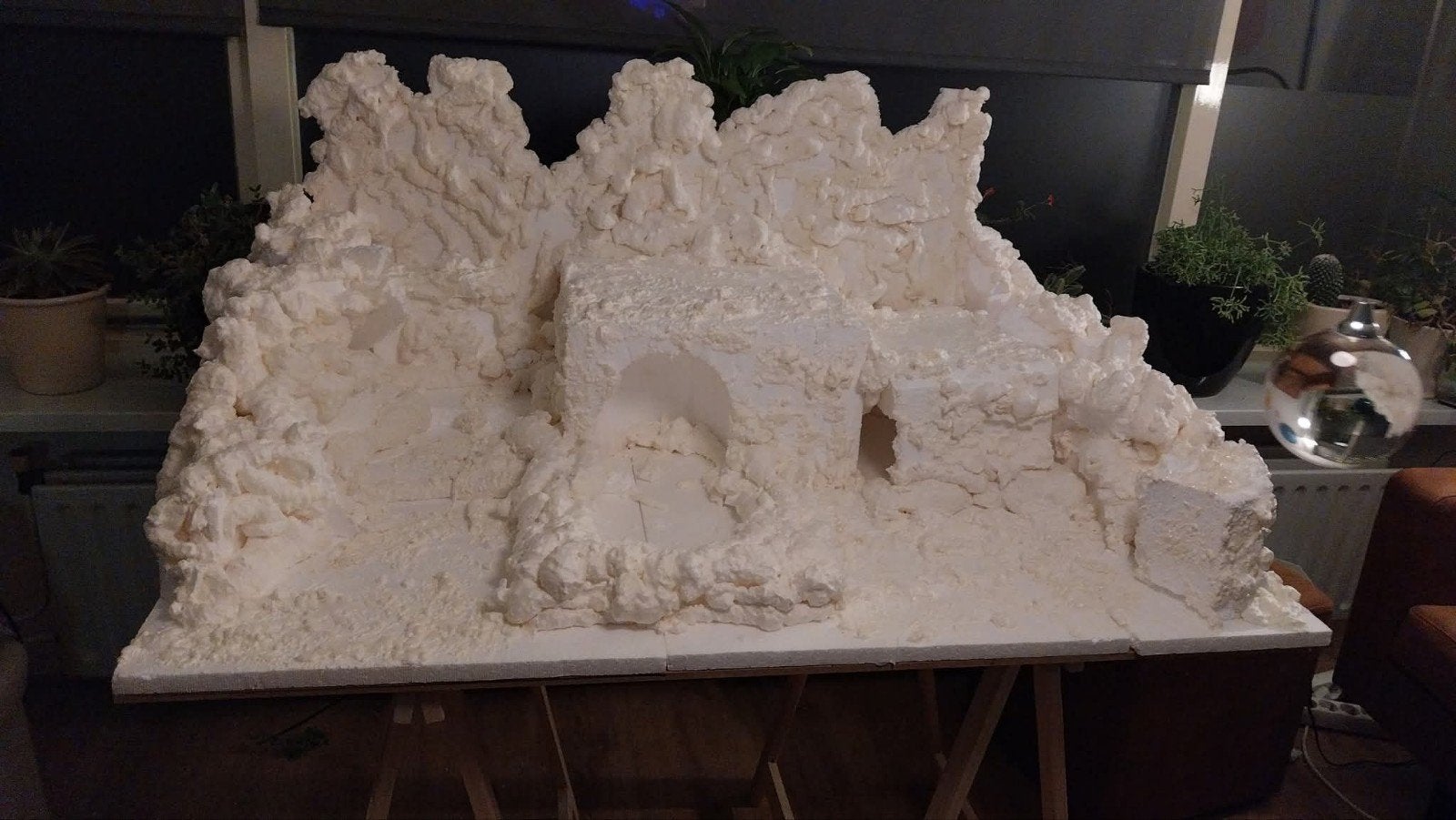 kerstdorp onderplaat, Diversen, Ophalen