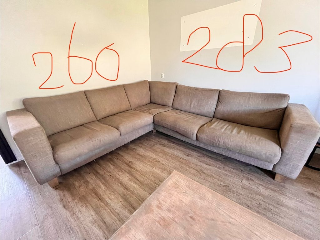 Gratis hoekbank, Ophalen, 250 tot 300 cm, Gebruikt, Hoekbank