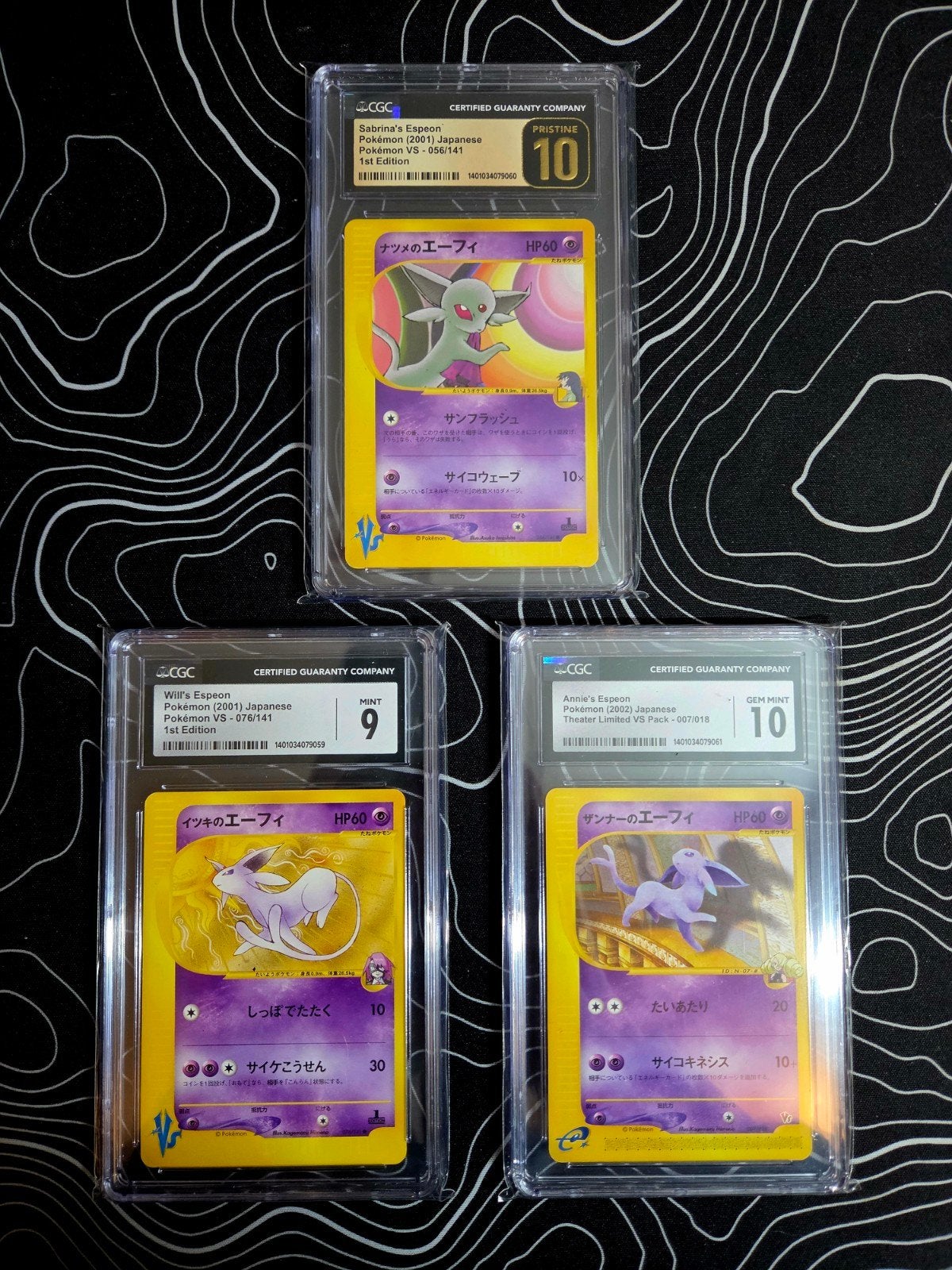 VS Espeons CGC pristine, 10 & 9., Ophalen