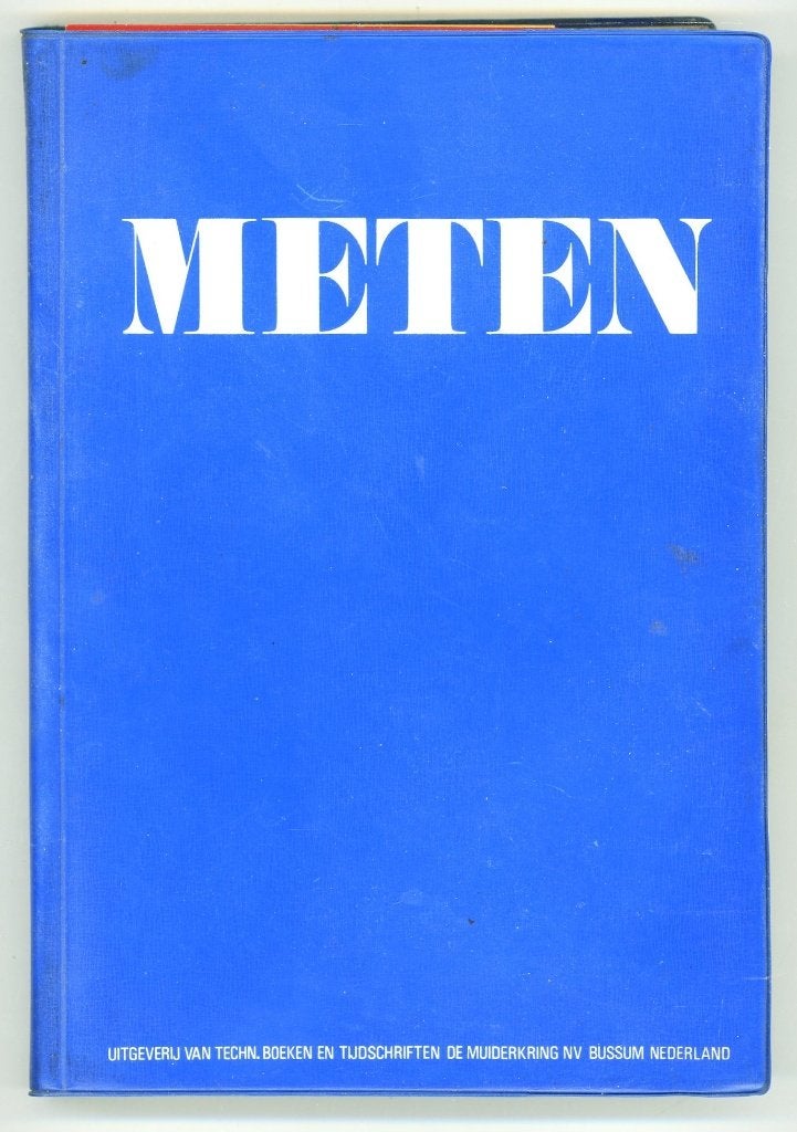Meten van A.J. Derksen  Het boekje heeft 191 blz, Ophalen of Verzenden, Overige typen