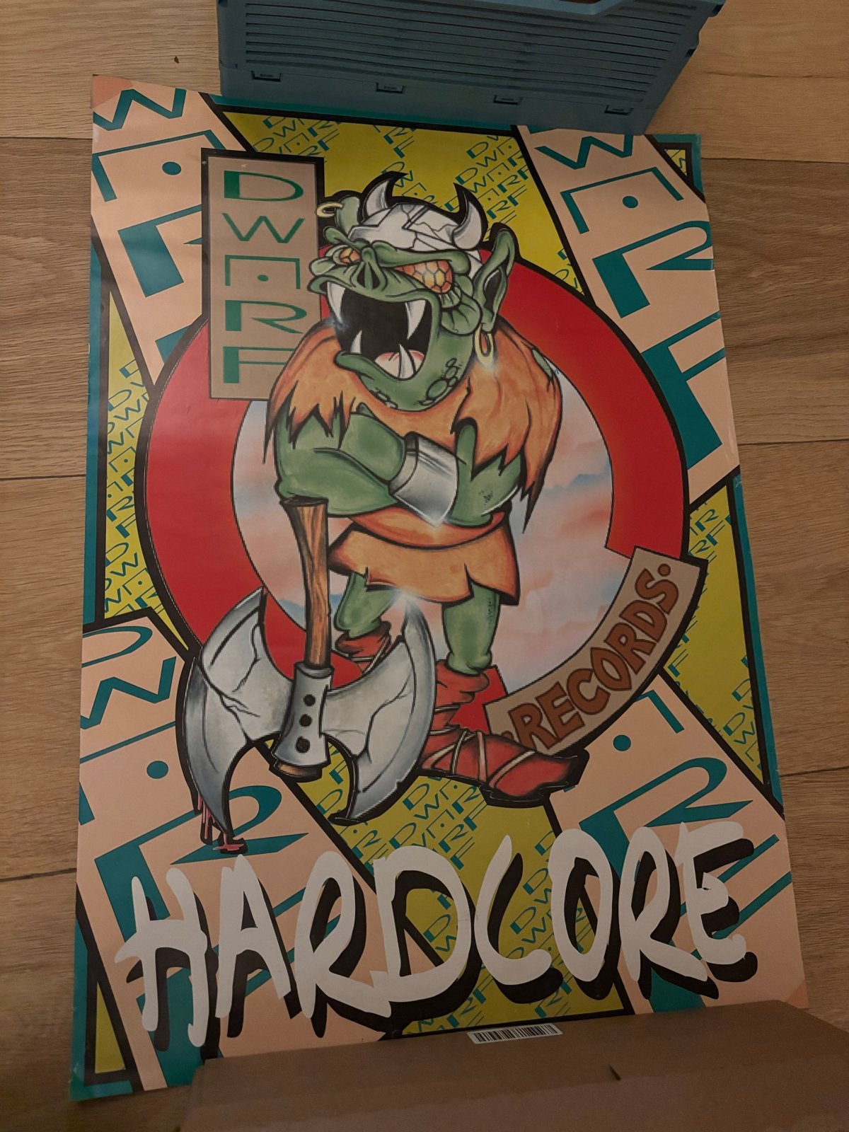 Dwarf Records Hardcore Poster - Gebruikt, Goede Staat, Ophalen of Verzenden, Gebruikt, Muziek