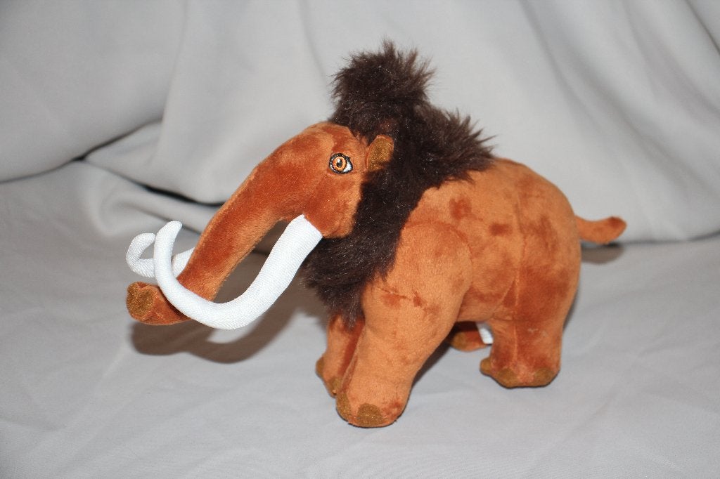Ice age Manny the mammoet knuffel pluche - 28cm, Gebruikt, Overige merken, Overige karakters, Overige typen
