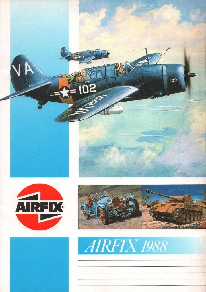 Airfix catalogue from 1988 edition 1988, Ophalen of Verzenden, 1:32 tot 1:50, Auto, Overige merken