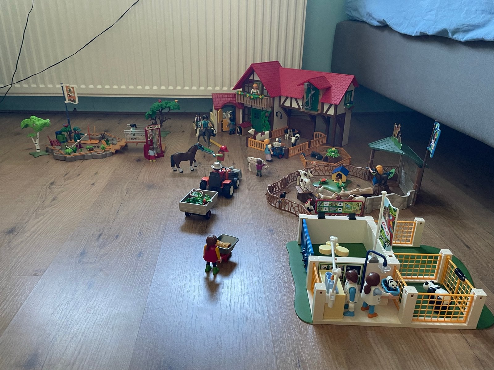 Grote Playmobil set: Boerderij, Zoo en meer!, Ophalen of Verzenden, Gebruikt