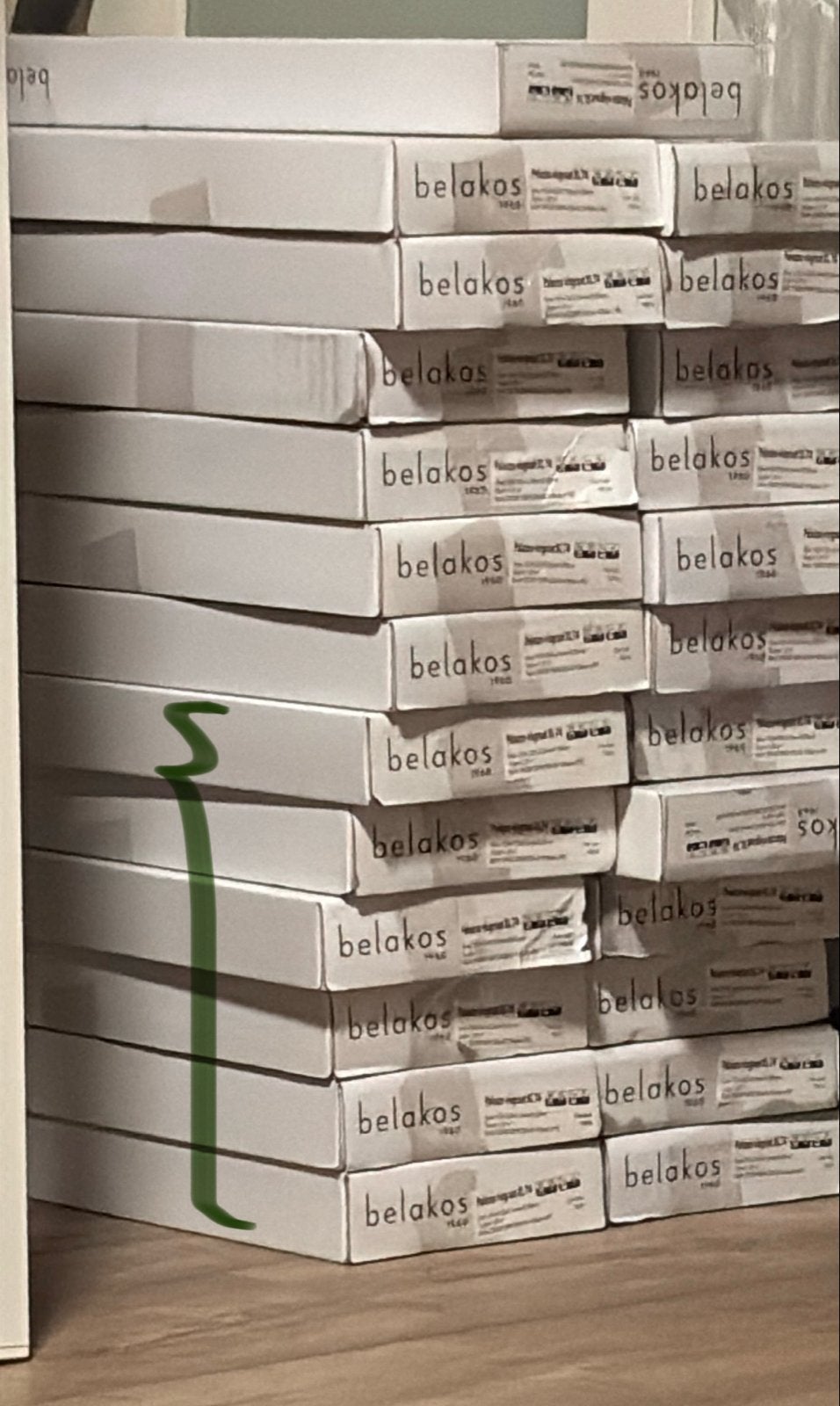 6 pakken Belakos Palazzo Visgraat XL 74 Dryback lijm-PVC, Ophalen, Kunststof, Overige typen, Nieuw
