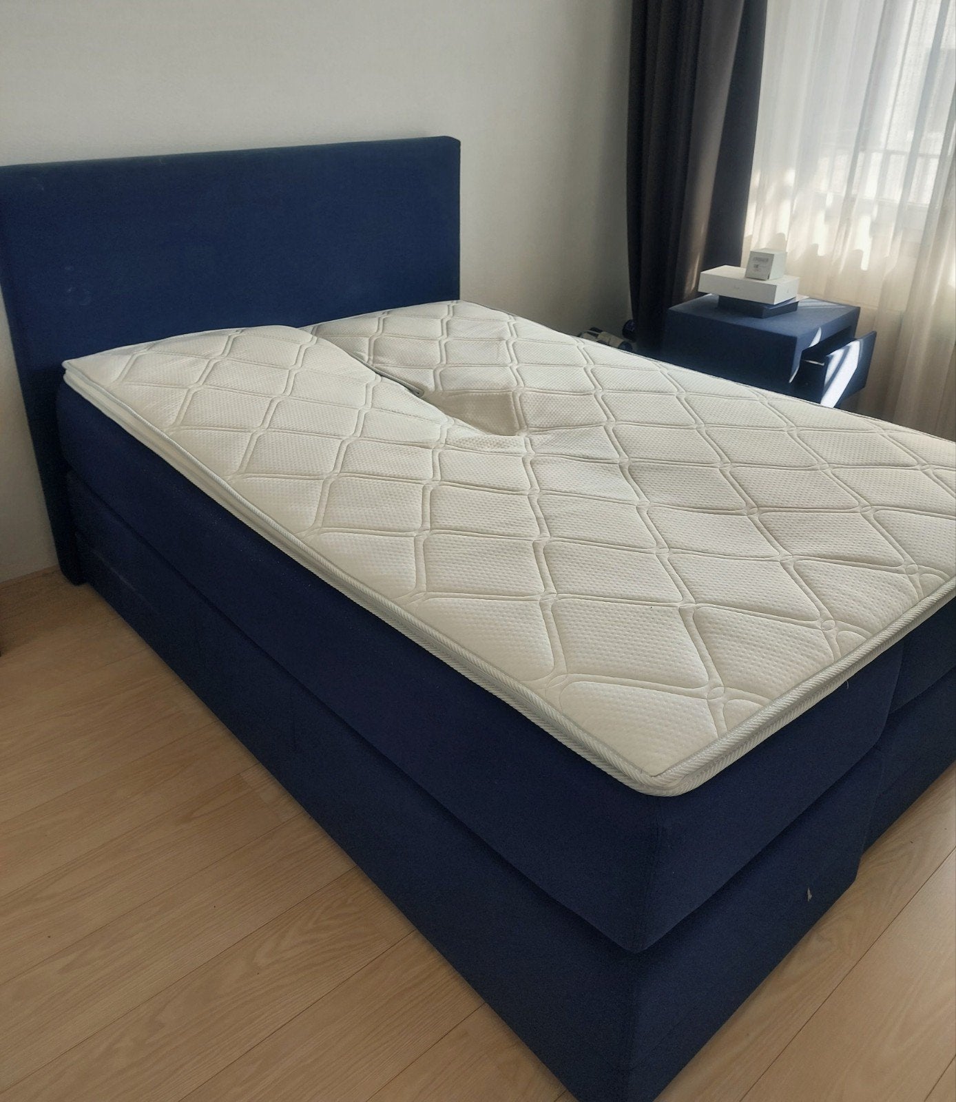 Boxspringbed Swiss Sense,  verstelbaar, GRATIS af te halen, Ophalen of Verzenden, Gebruikt, Tweepersoons, 140 cm