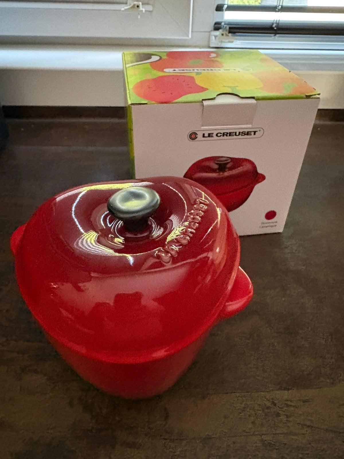 Le creuset apple cocotte, Ophalen of Verzenden, Nieuw