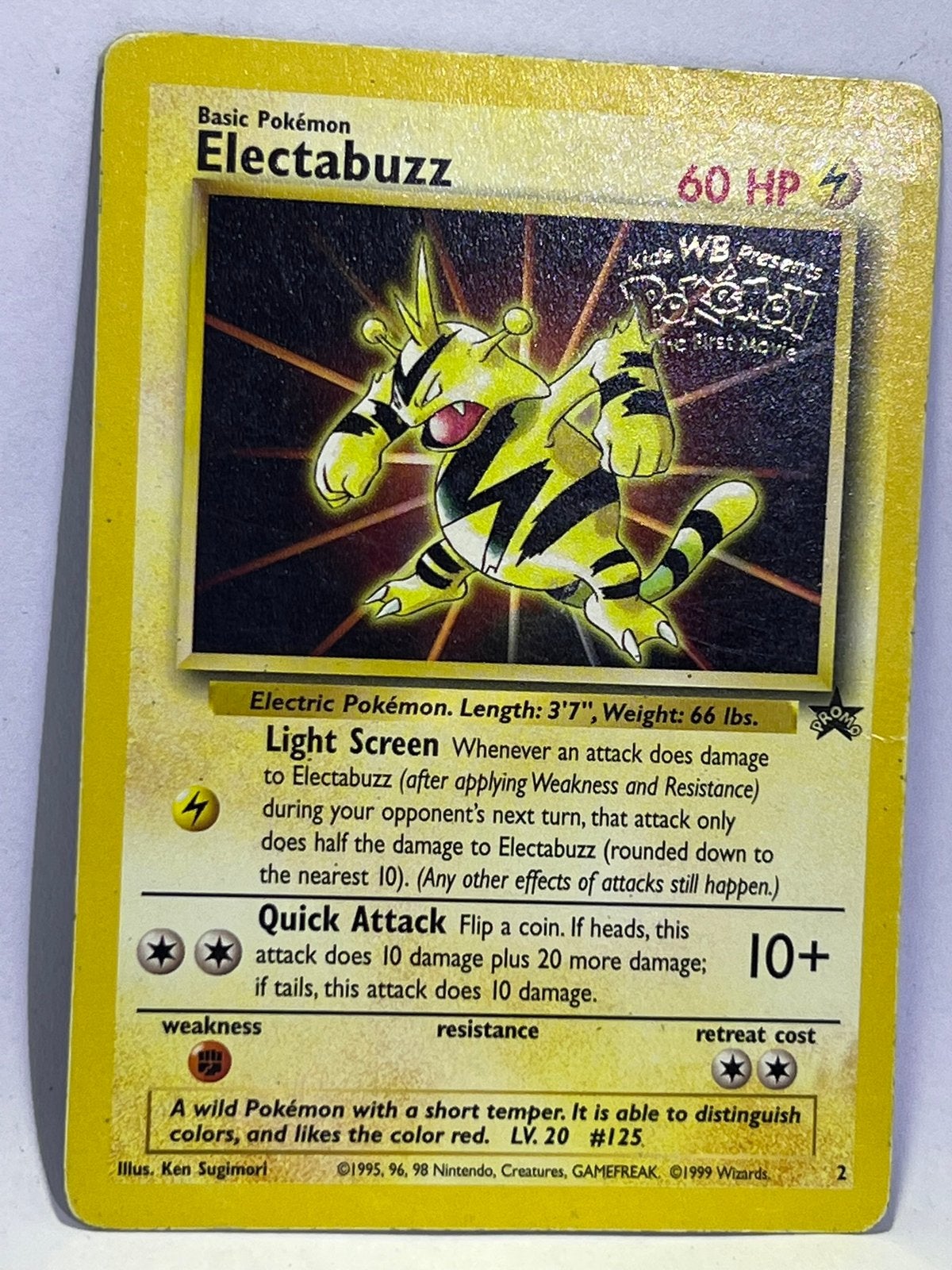 Electabuzz (First Movie Promo), Ophalen of Verzenden, Zo goed als nieuw, Losse kaart