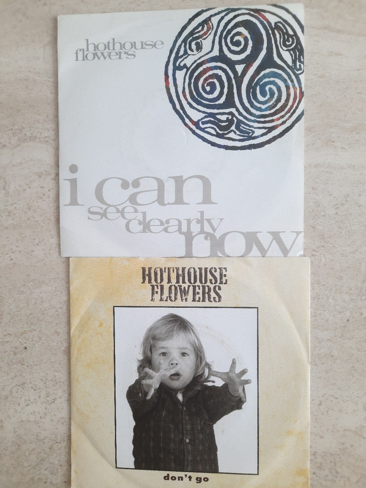 2x vinyl singels van Hothouse Flowers, Cd's en Dvd's, Ophalen of Verzenden, Zo goed als nieuw, Overige formaten