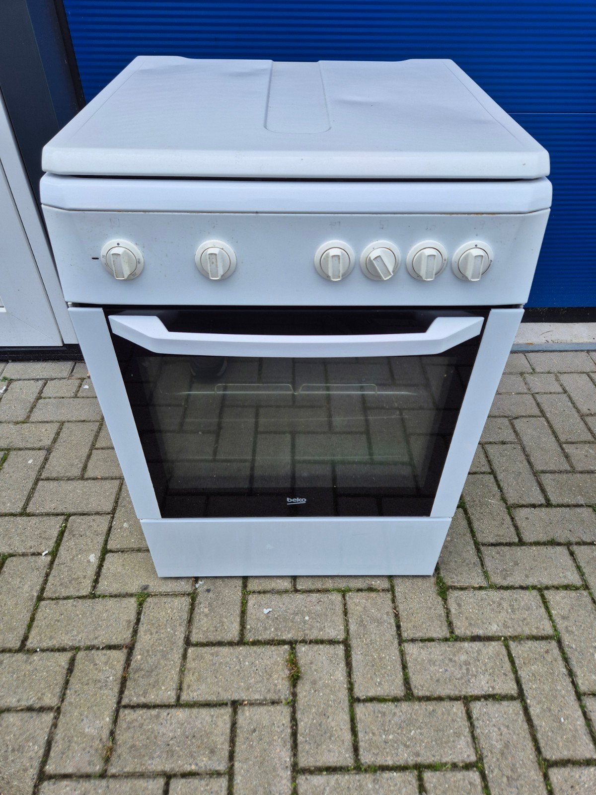 Beko gasfornuis met oven - Bezorging mogelijk, Ophalen, Gebruikt, 60 cm of meer, 4 kookzones
