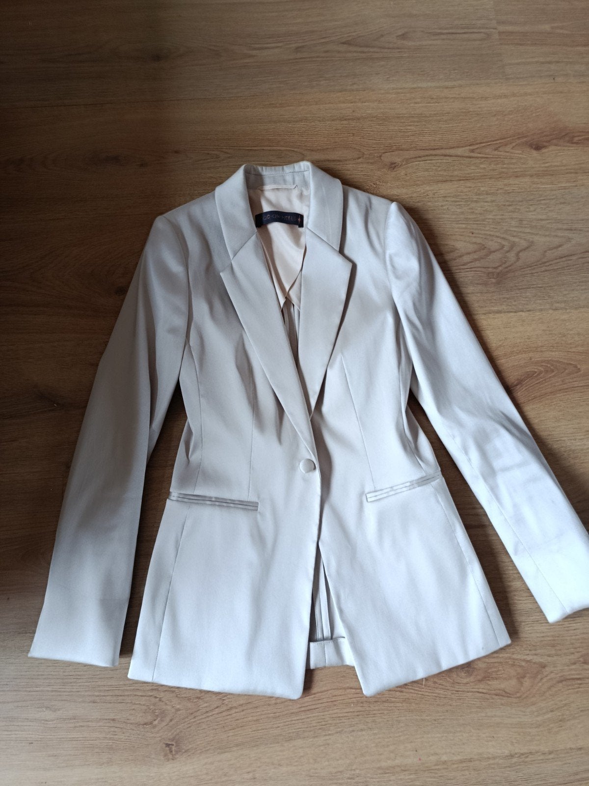 Good on heels beige colbert S, Kleding | Dames, Ophalen of Verzenden, Zo goed als nieuw, Beige