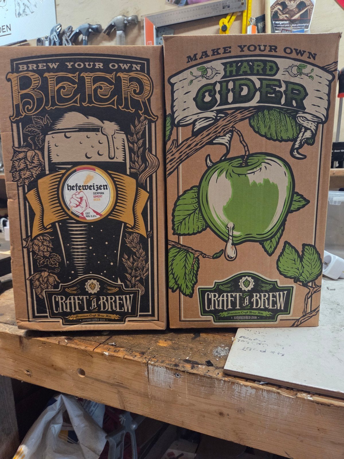 Bier- en ciderbrouwsets - compleet en ongebruikt, Ophalen of Verzenden, Nieuw