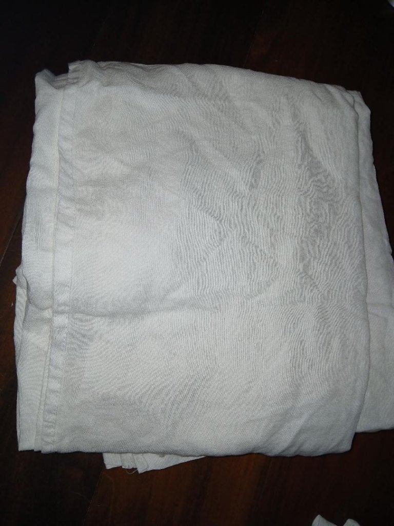plat laken 100% linnen 220x260 laken wit 220 x 260, Huis en Inrichting, Eenpersoons, Wit, Linnen, Overige typen