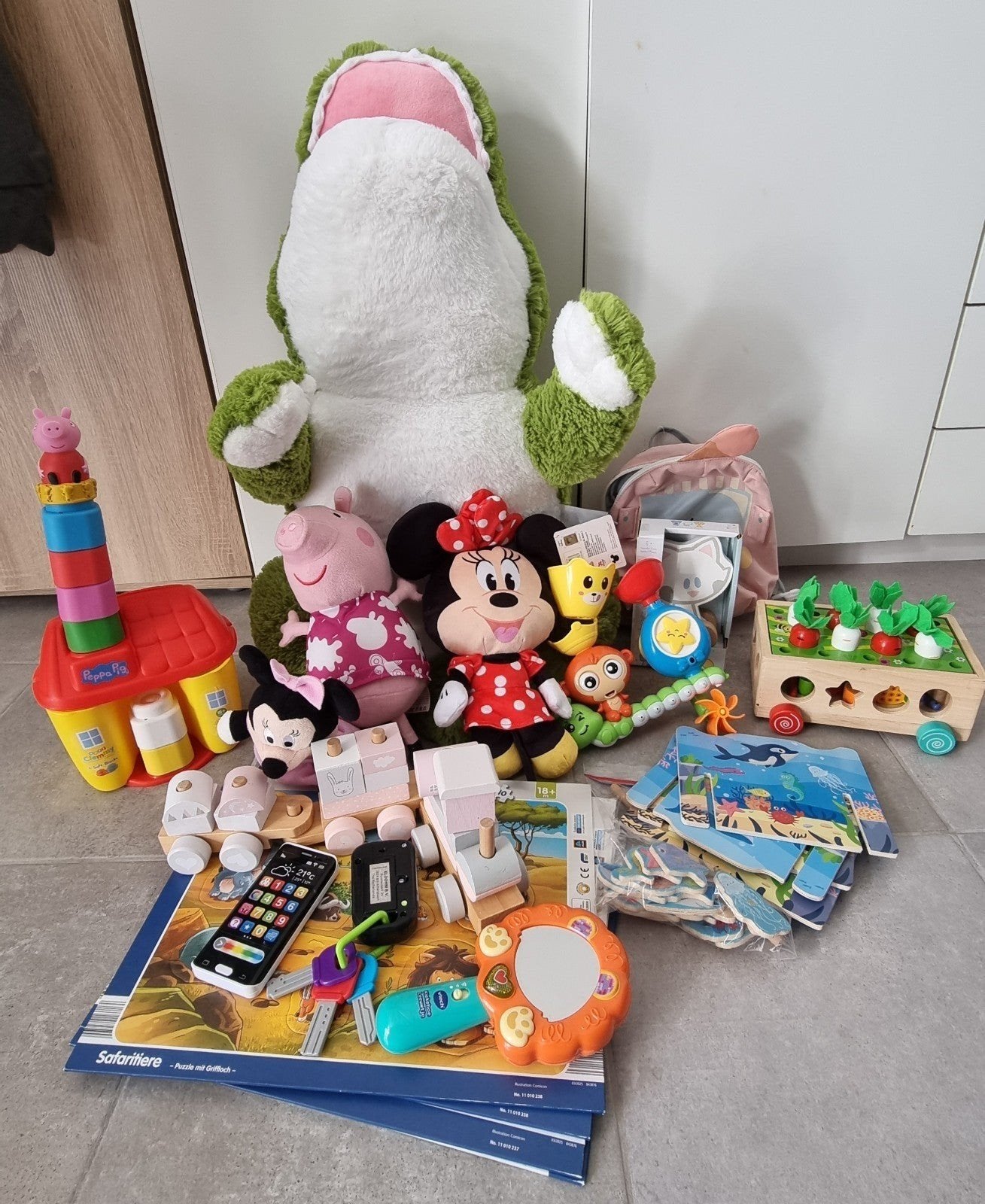 Grote speelgoedbundel: knuffels, puzzels en meer, Ophalen, Gebruikt, Jongen of Meisje