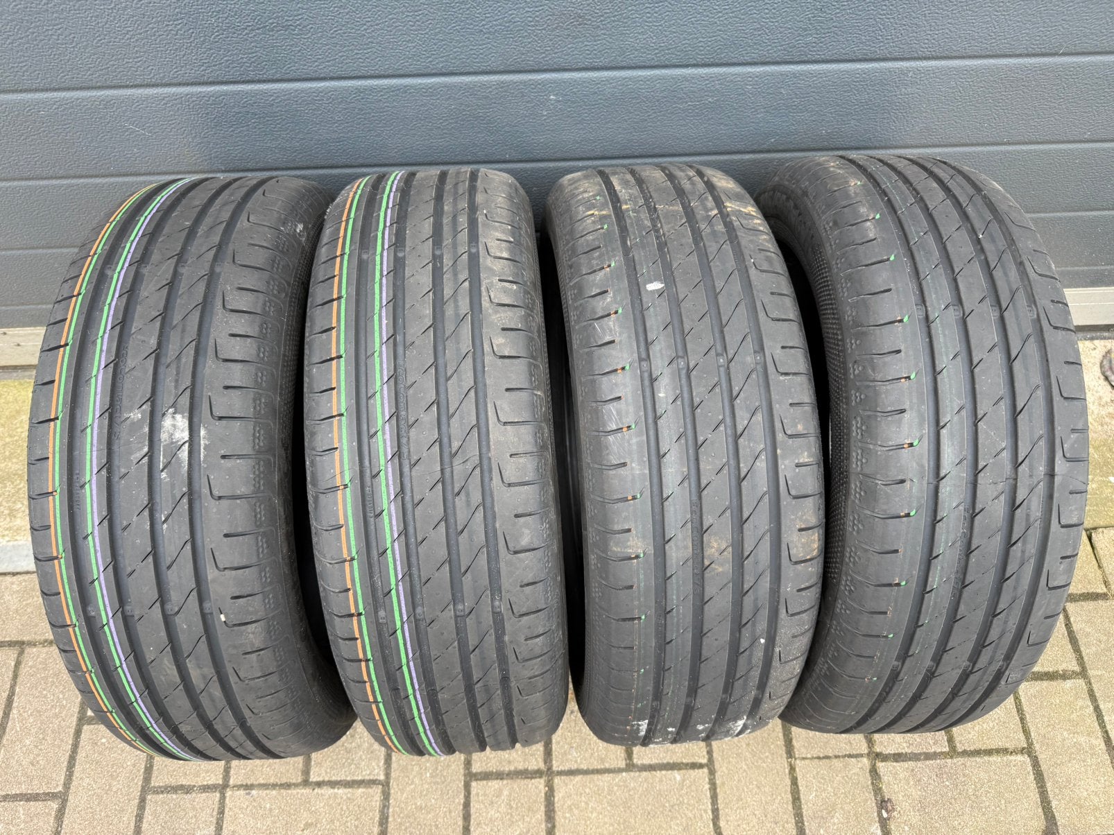 4x Continental EcoContact 7S 195/55R16 87H banden ZGAN, Auto-onderdelen, Banden en Velgen, 16 inch, Ophalen of Verzenden, Band(en)