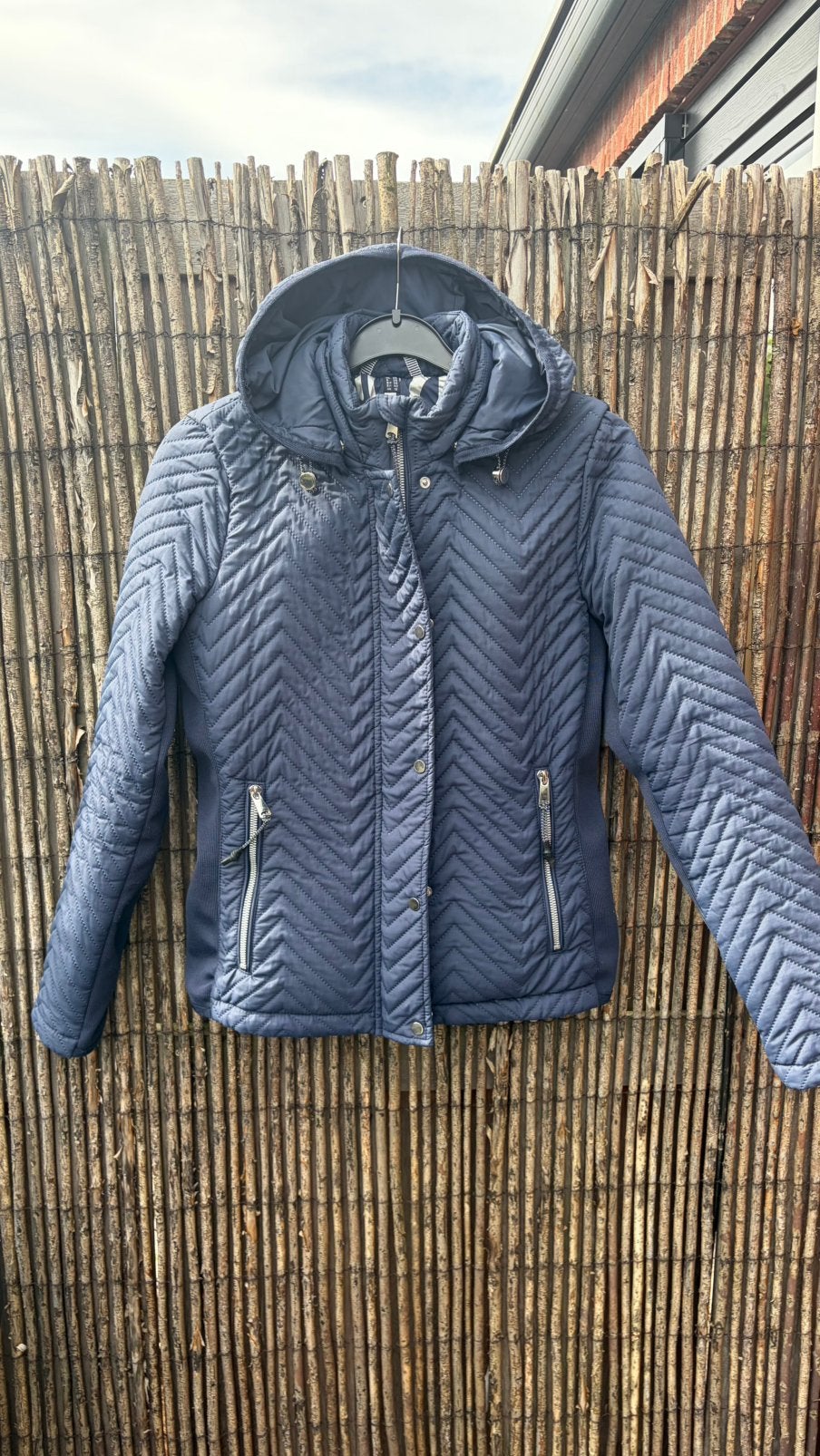 Dames zomerjas District donkerblauw maat S, Ophalen of Verzenden, Gedragen, Maat 36 (S), Blauw