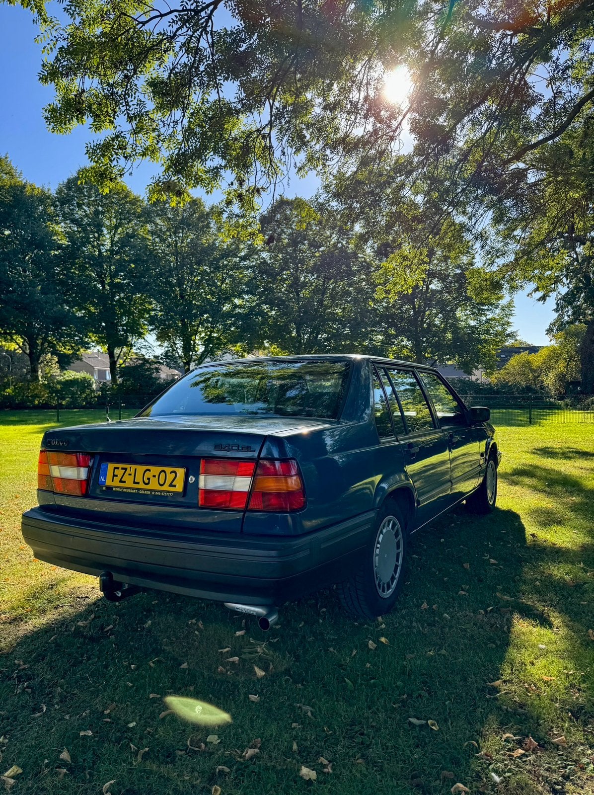 Volvo 940 2.3 GL U9 1993 Blauw, Auto's, Blauw, 1337 kg, Origineel Nederlands, Handgeschakeld