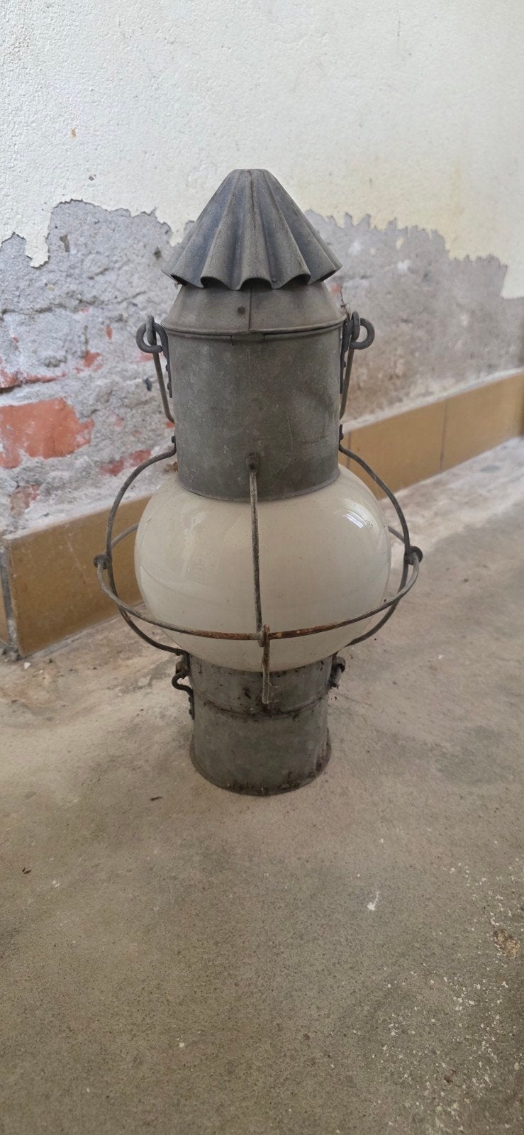 ankerlantaar scheepvaart petroleum, Antiek en Kunst, Antiek | Lampen, Ophalen
