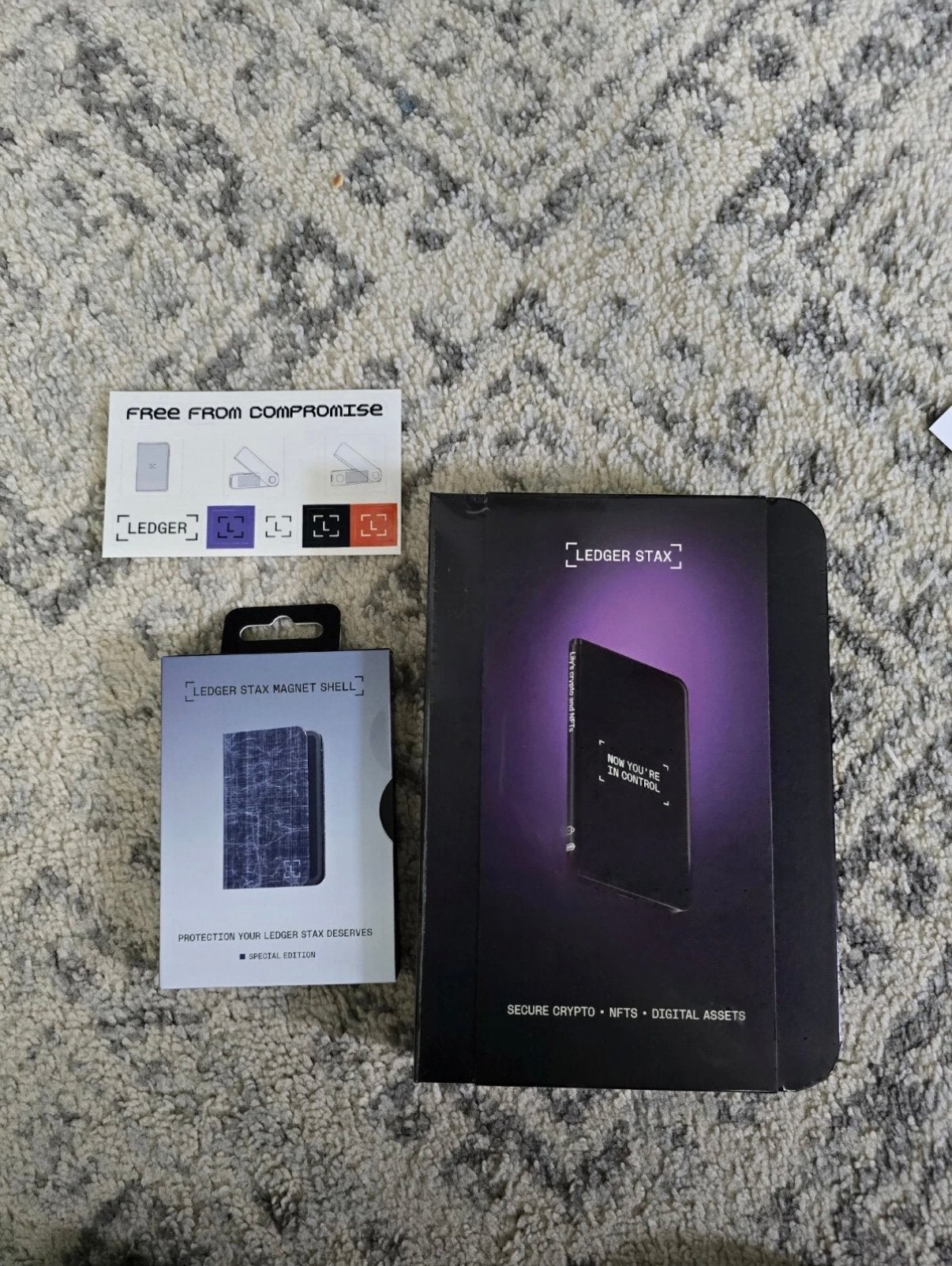 Ledger Stax & Limited Edition Shell hardware crypto wallet, Ophalen of Verzenden, Nieuw