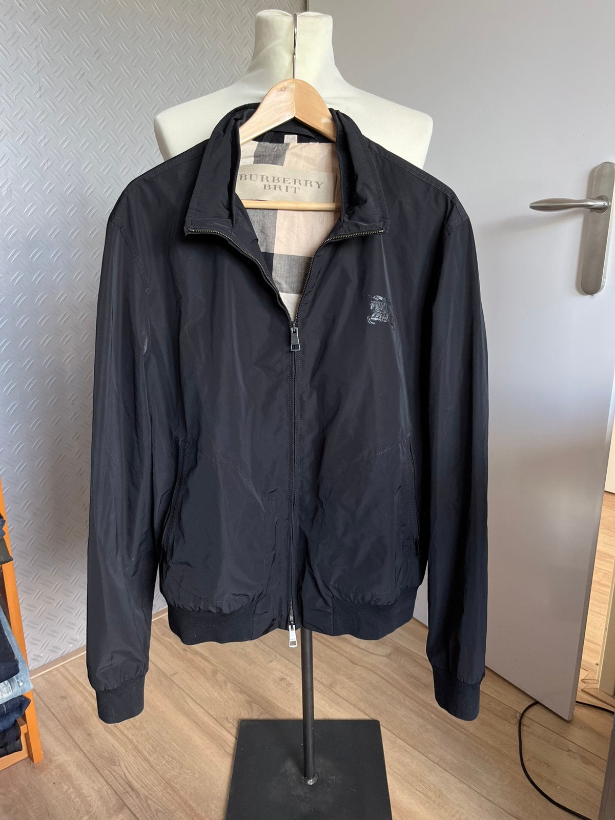 Burberry brit jack xl, Ophalen of Verzenden, Gedragen, Maat 56/58 (XL), Zwart