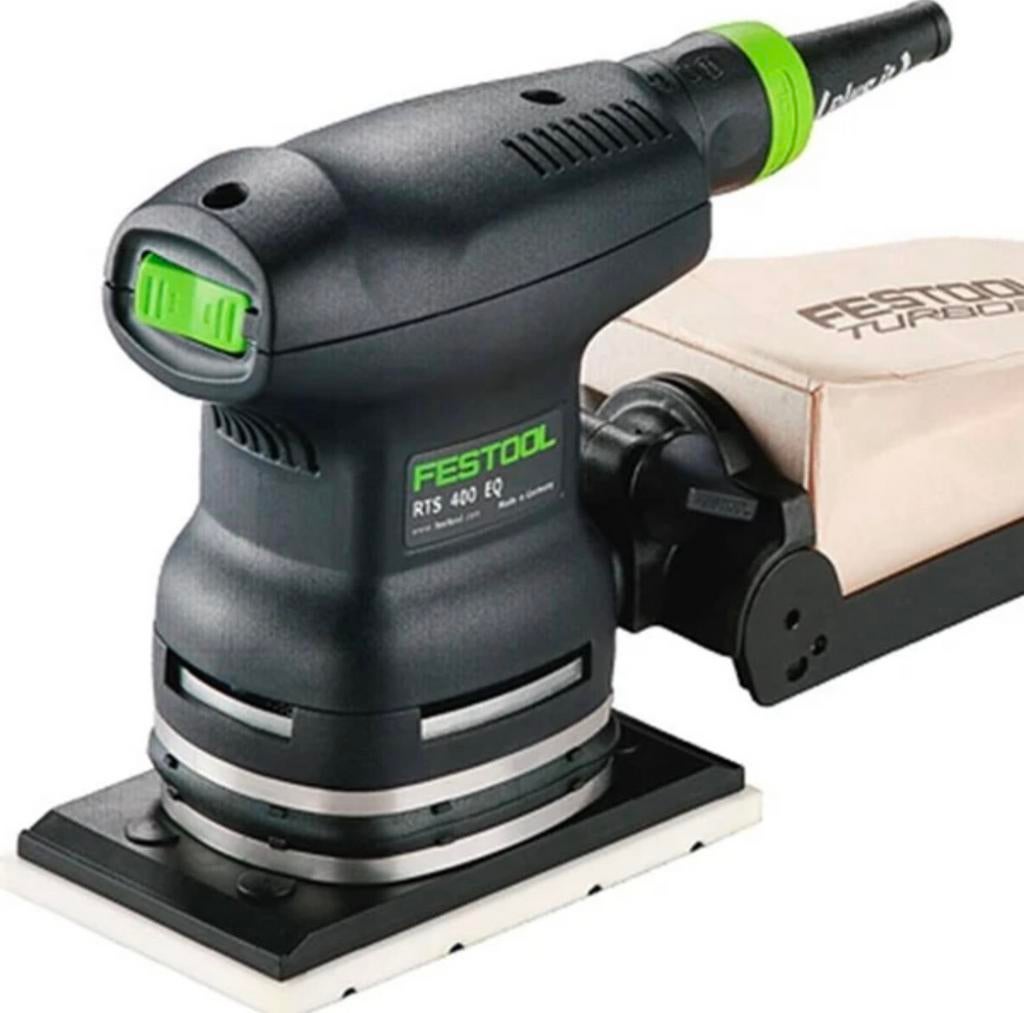 TE HUUR Festool vlakschuurmachine RTS400 EQ Plus, Doe-het-zelf en Verbouw, Gereedschap | Schuurmachines, Ophalen of Verzenden