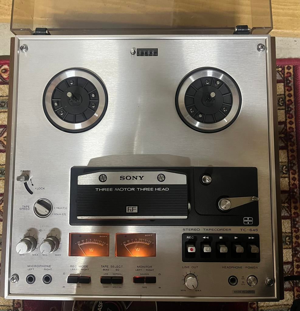 Sony TC-645 bandrecorder, Audio, Tv en Foto, Bandrecorders, Ophalen of Verzenden, Bandrecorder