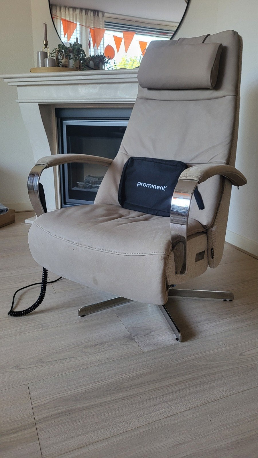 Sta op stoel Humberto Prominent met akku, Ophalen, Minder dan 75 cm, Stof, 50 tot 75 cm