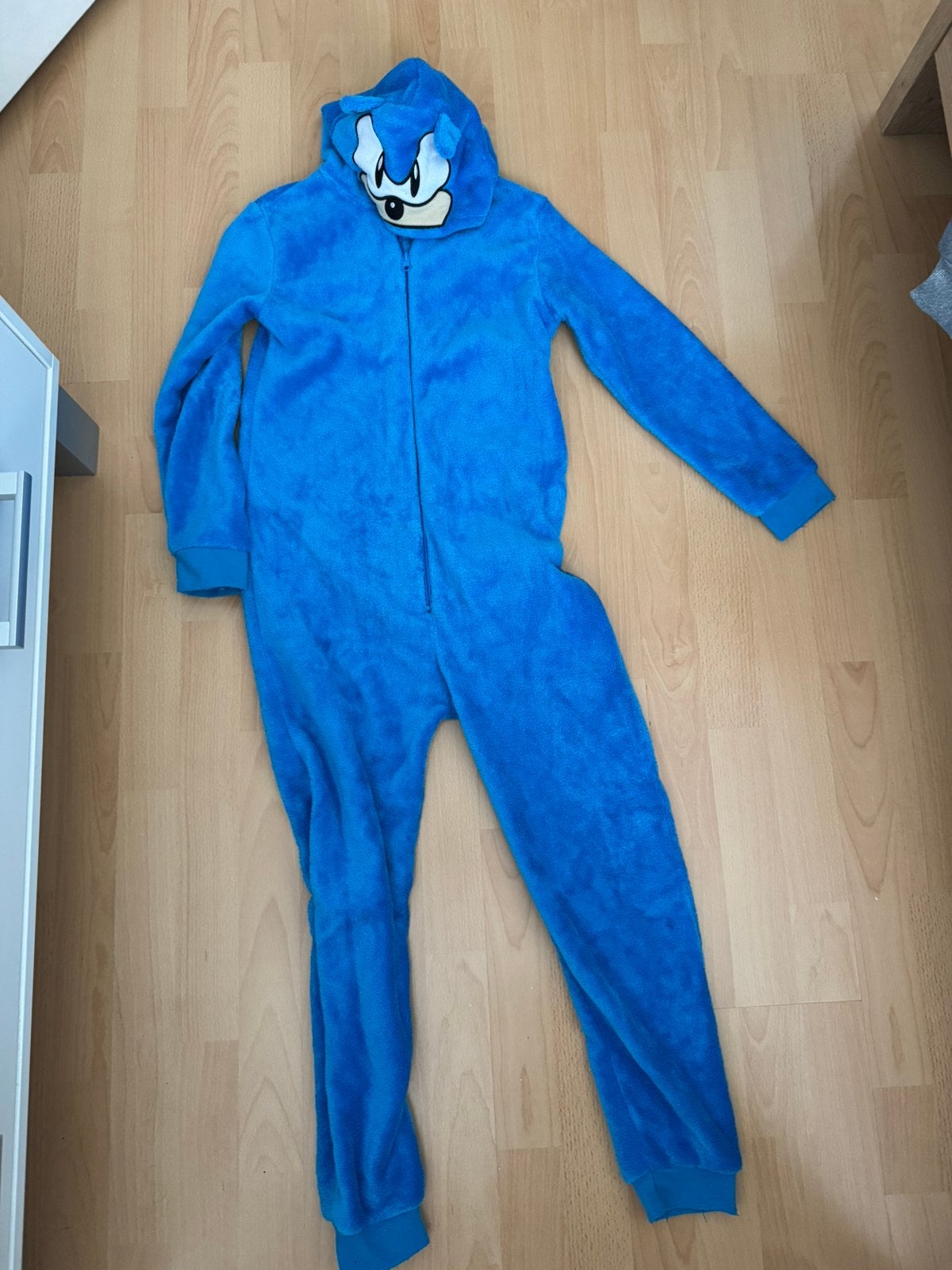Sonic onesie pak 134/146, Verzenden, Zo goed als nieuw, Jongen, Overige typen