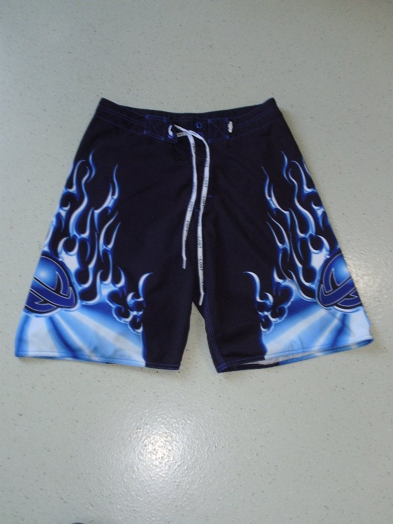 ZWEMSHORT MERK LOST MT. 30, Ophalen of Verzenden, Maat 46 (S) of kleiner, Blauw, Zwemshort