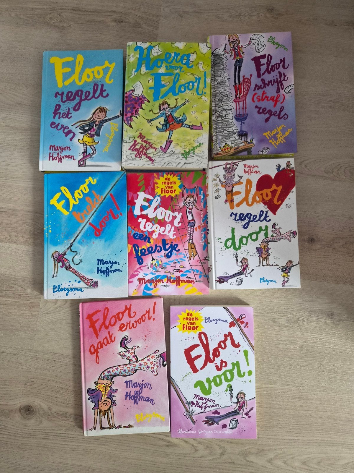Grote collectie Floor boeken van Marjon Hoffman (8 stuks), Ophalen of Verzenden, Zo goed als nieuw, Marjon Hoffman, Fictie
