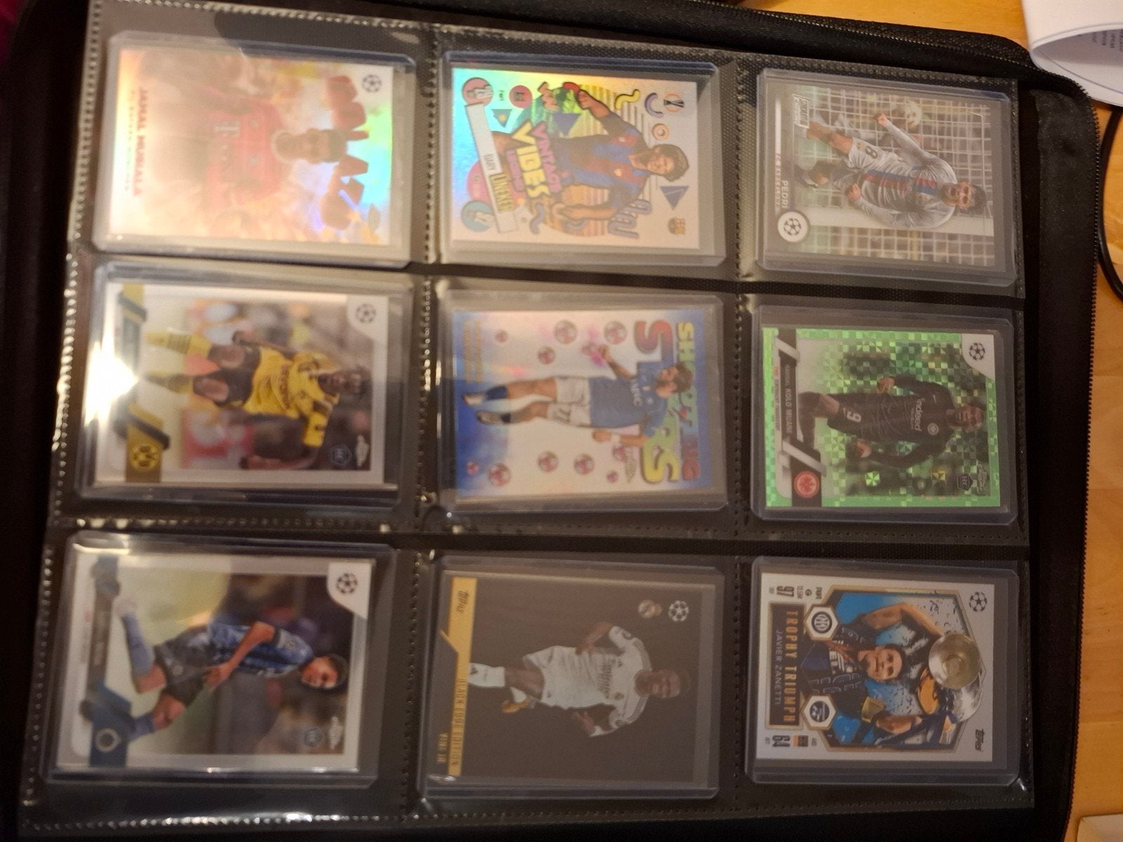 Topps Chrome Champions League Voetbal Kaarten Map, Verzamelen, Ophalen
