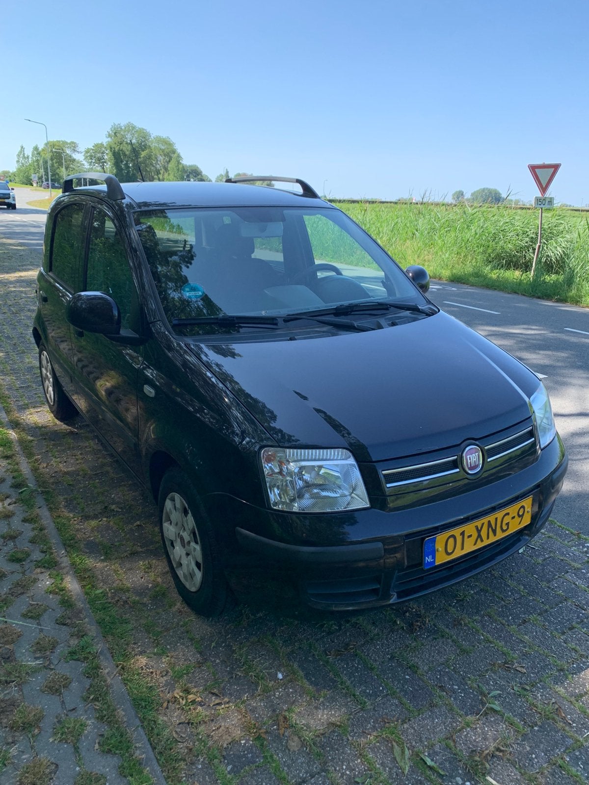 Fiat Panda 1.2 2012 Zwart LPG-G3 hoge instap, Auto's, 1242 cc, Zwart, Origineel Nederlands, Particulier