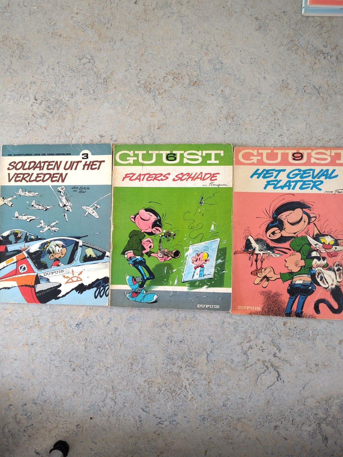 Guust Flater en andere stripboeken - J. Dupuis, Meerdere stripboeken, Ophalen of Verzenden, Gelezen, Franquin, Seron