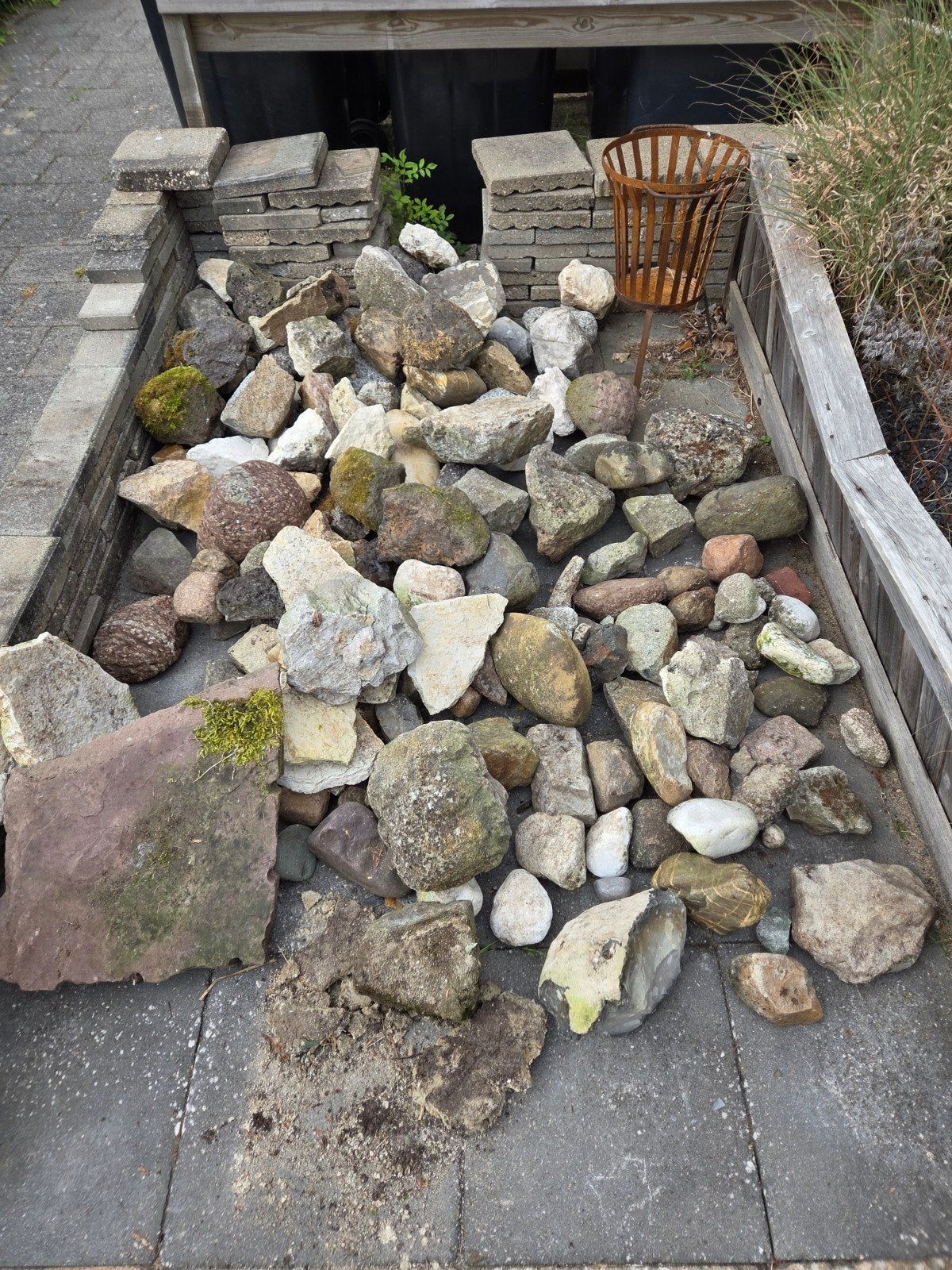 Gratis rotsen, stenen en keien, Tuin en Terras, Ophalen, Gebruikt