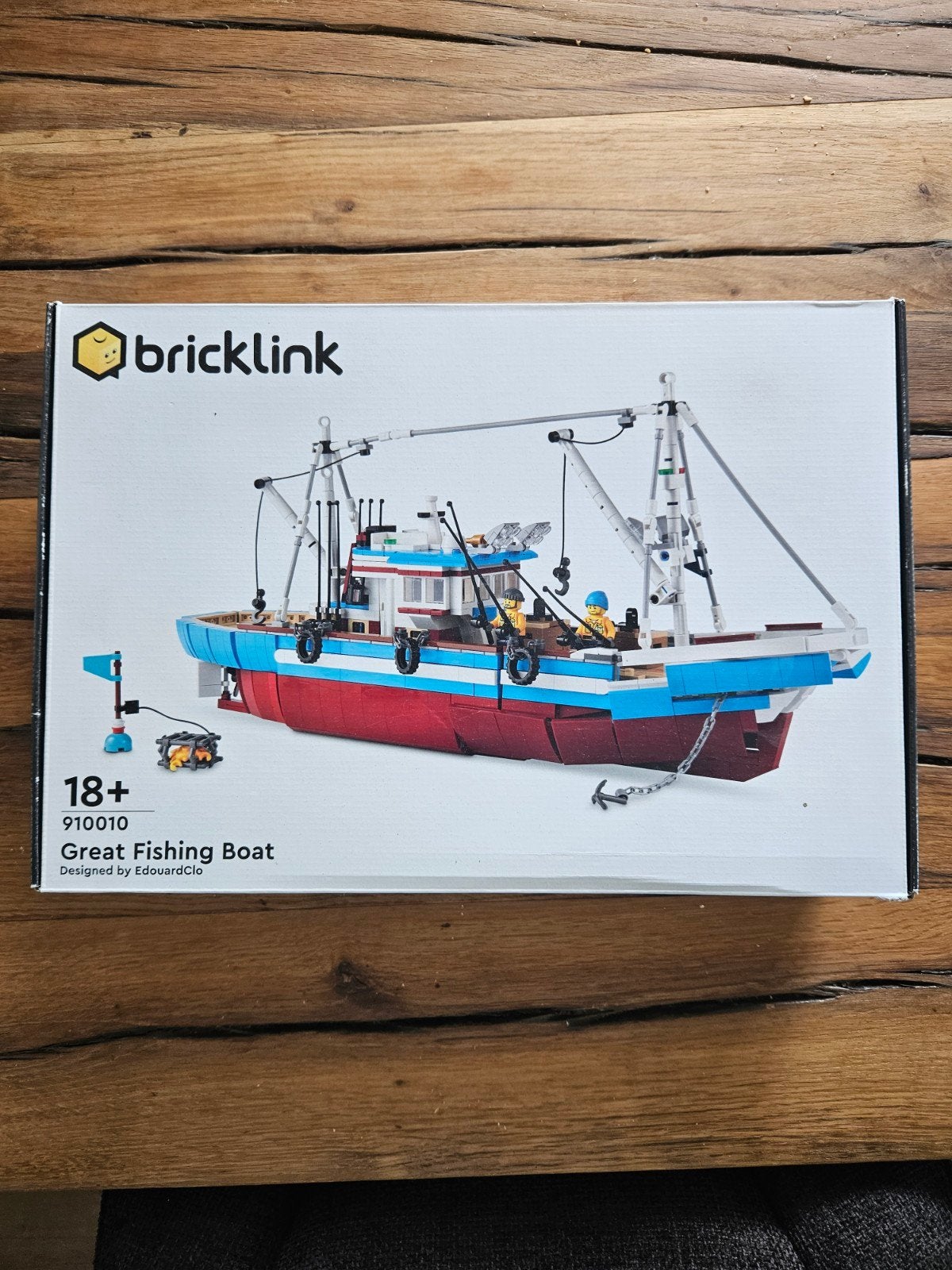 Lego Bricklink 910010 vissersboot, Lego, Compleet, Ophalen of Verzenden, Zo goed als nieuw