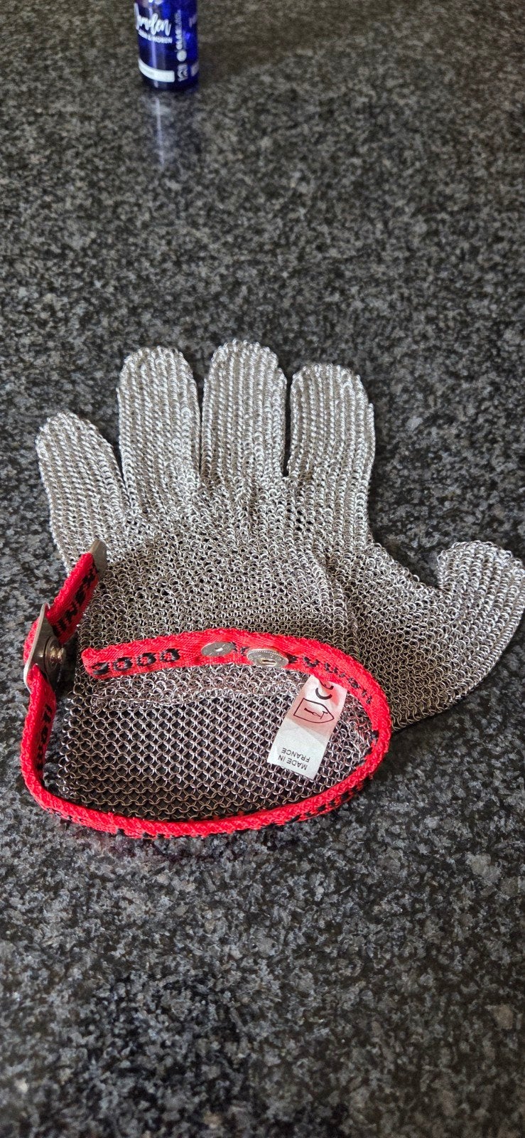 Snijbestendige handschoen - Slagershandschoen, Ophalen of Verzenden, Zo goed als nieuw