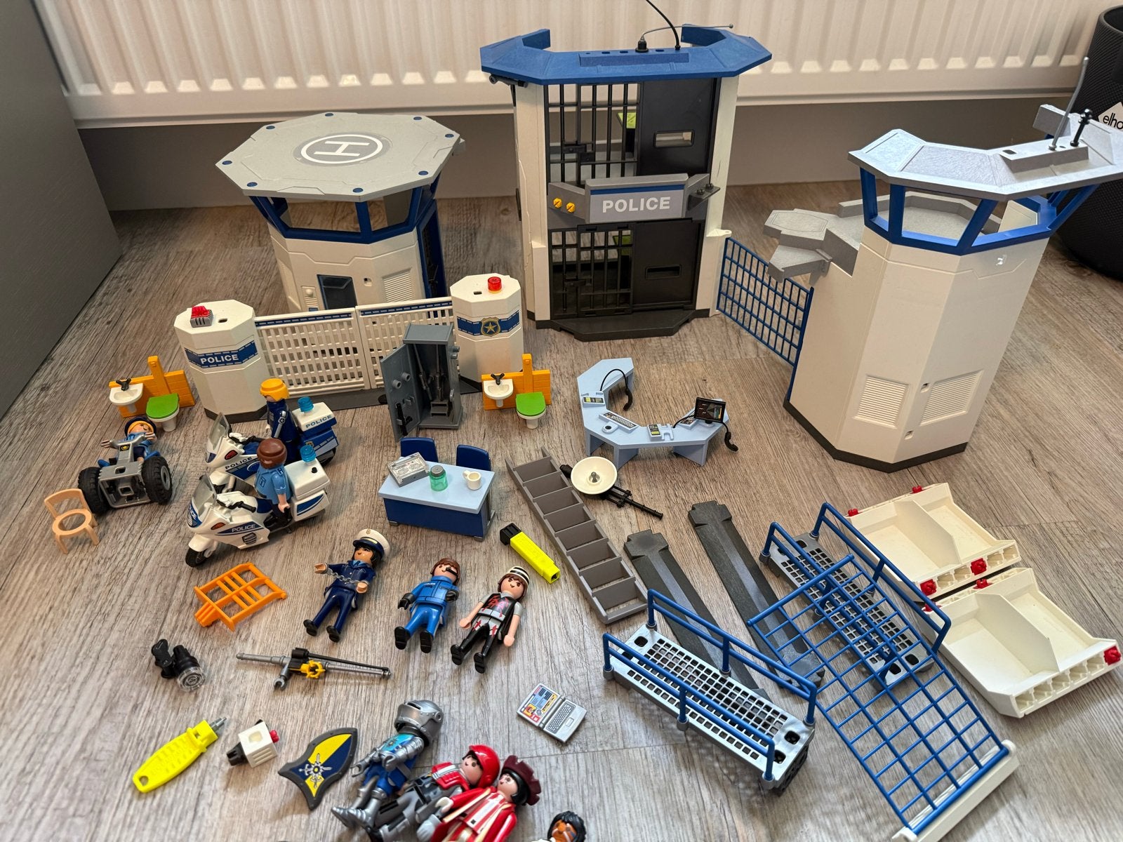 Playmobil Politie set, Ophalen, Gebruikt, Gebouw, Complete set