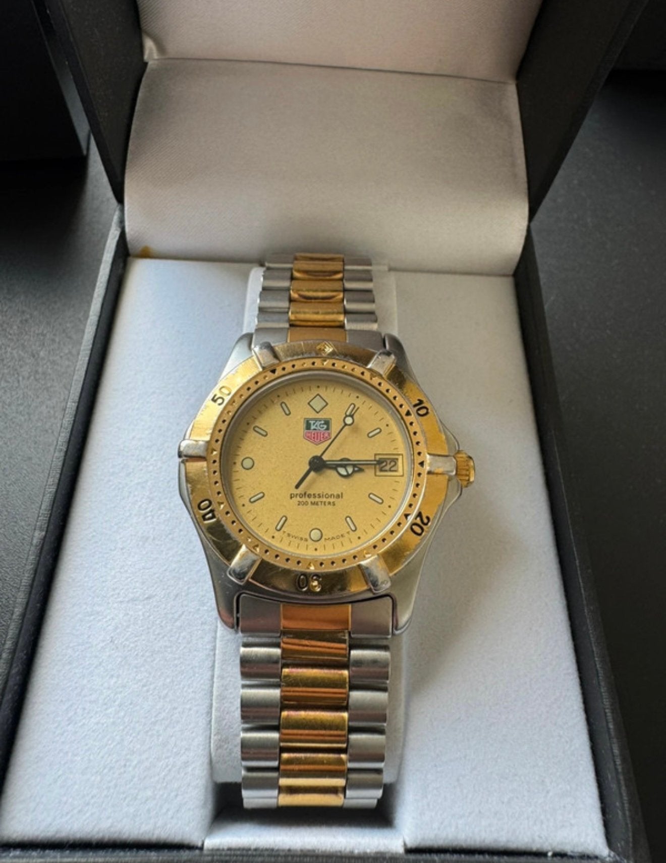 TAG Heuer 2000 Professional 200M – Vintage, Staal, Gebruikt, Staal, Polshorloge