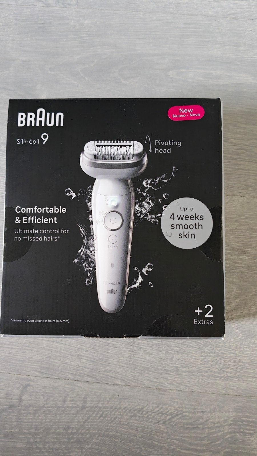 Braun Silk-épil 9 Epilator - Nieuw in doos, Witgoed en Apparatuur, Persoonlijke-verzorgingsapparatuur, Ophalen, Nieuw, Scheren en Epileren