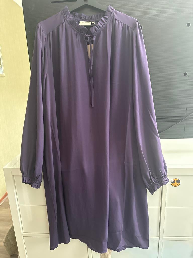 Wasabi Concept Paarse Jurk Maat 54/56, Ophalen, Paars, Maat 46/48 (XL) of groter, Nieuw