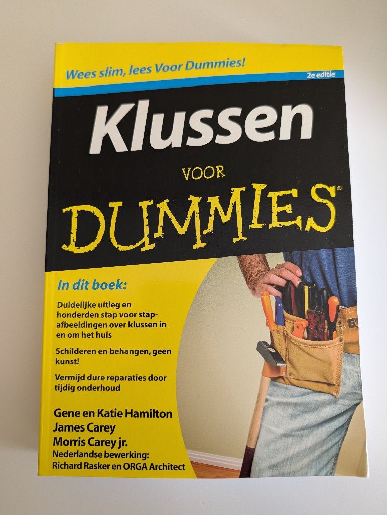 Klussen voor Dummies - 2e Editie, Ophalen of Verzenden, Zo goed als nieuw, Gene en Katie Hamilton, Overige onderwerpen