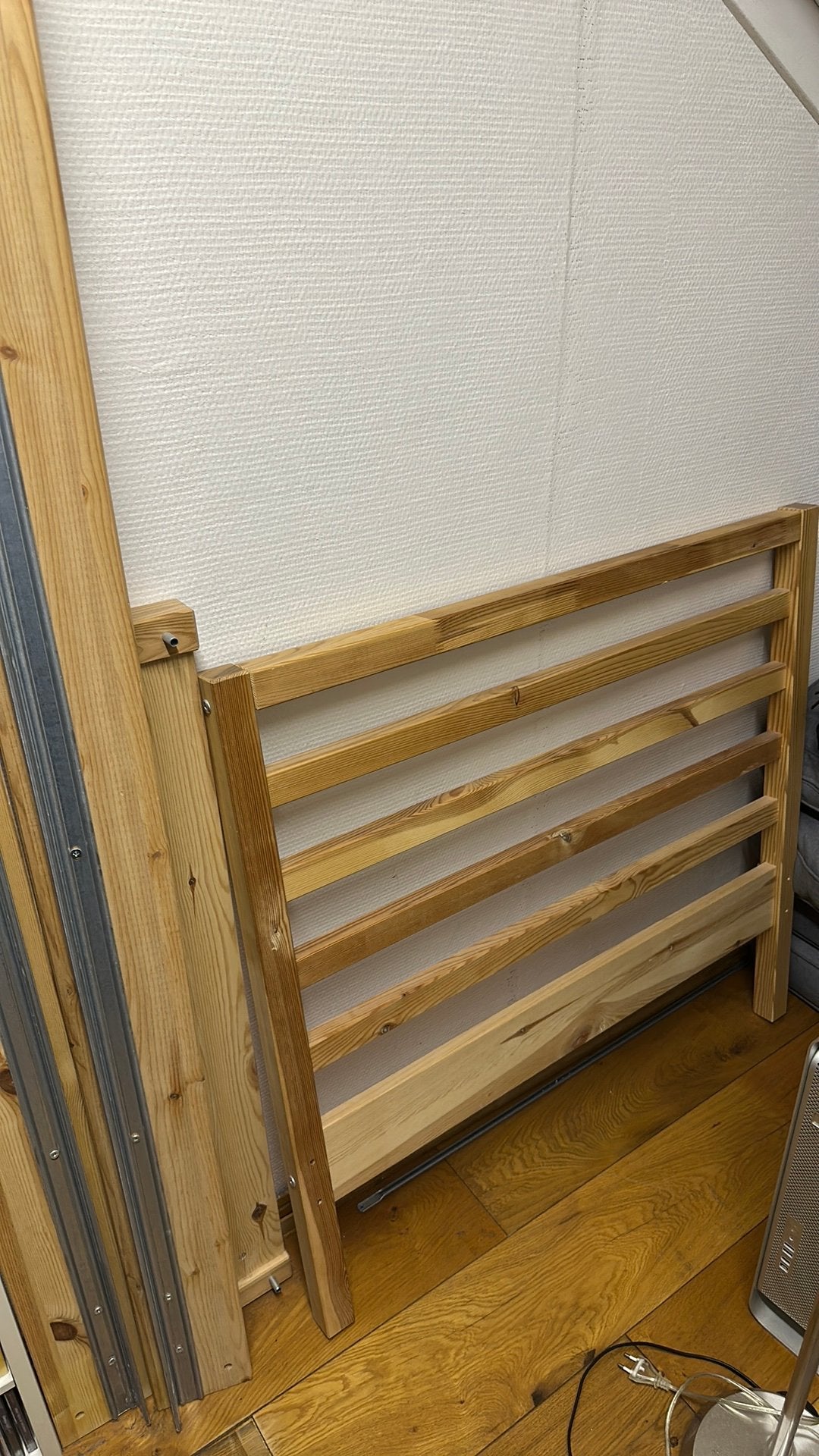 IKEA TARVA + IKEA LURÖY (Eenpersoonsbed + lattenbodem), Huis en Inrichting, Slaapkamer | Bedden, Ophalen, Gebruikt, 90 cm, 200 cm