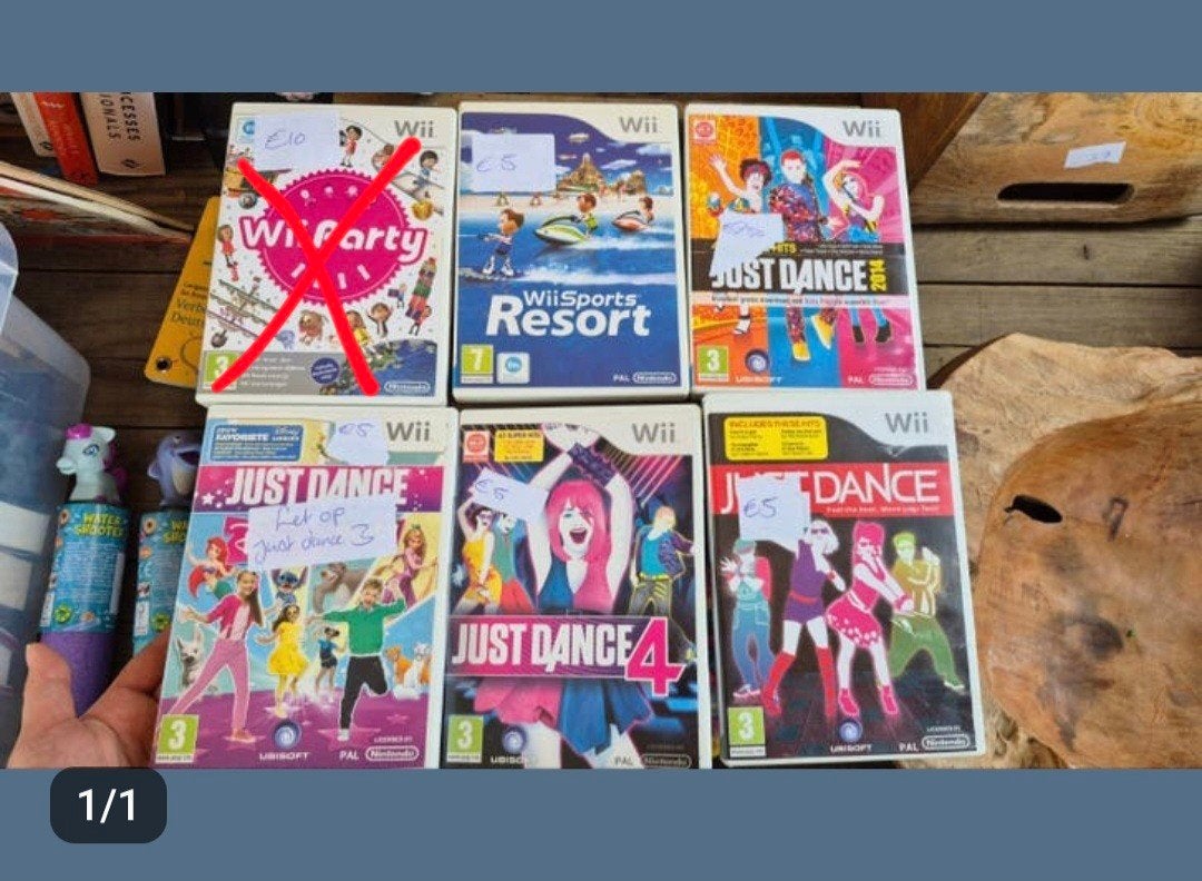 Wii Games: Wii Sports Resort, Just Dance, Spelcomputers en Games, Games | Nintendo Wii, Muziek, Gebruikt, Ophalen of Verzenden