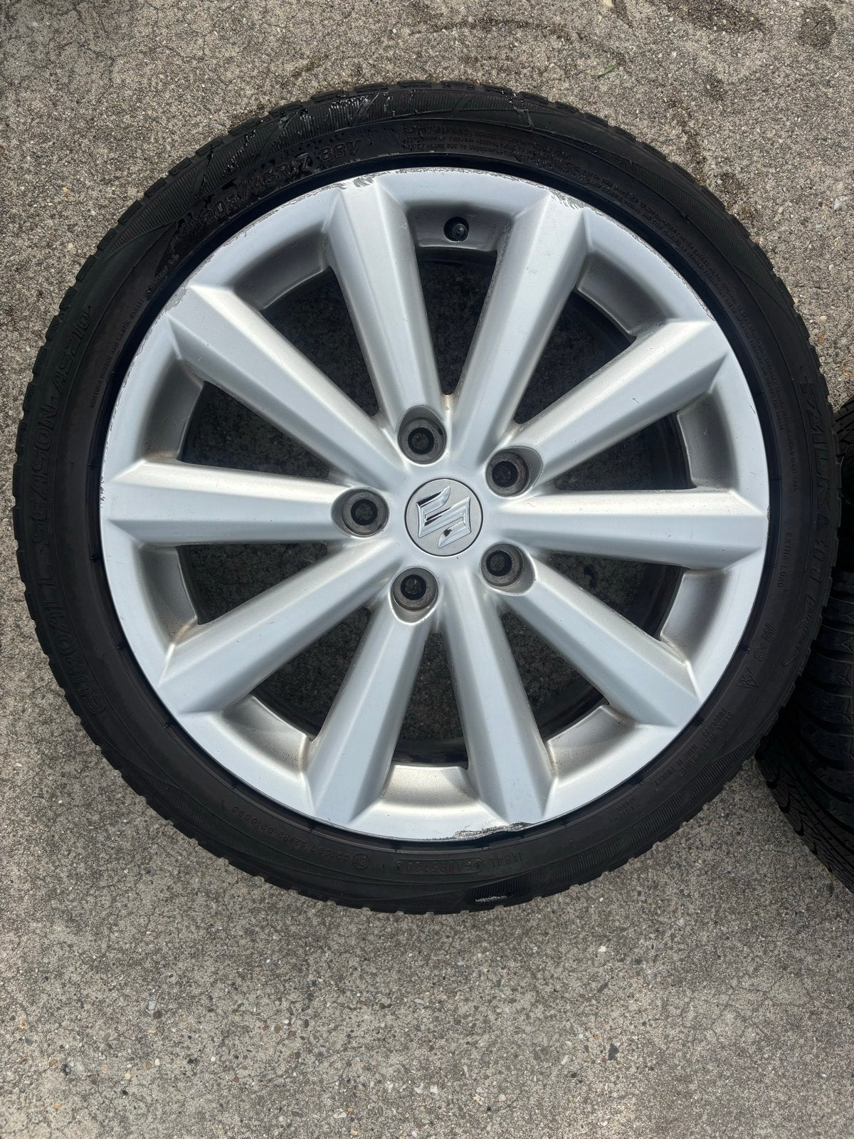 Suzuki Swift Sport Velgen met Banden (3 stuks), Ophalen, Gebruikt