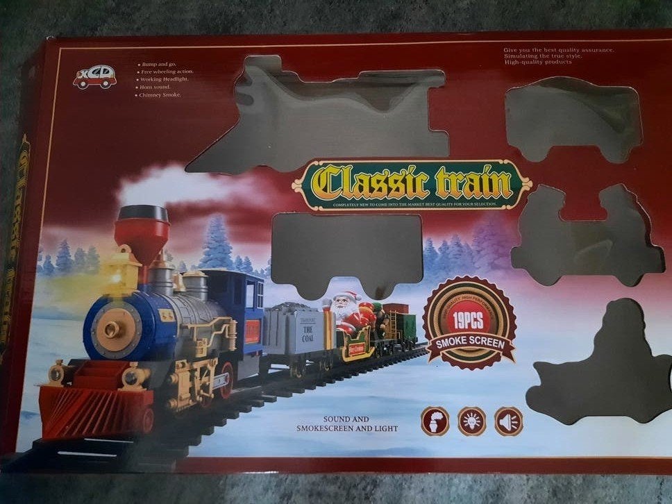 Trein, kerst., Ophalen of Verzenden