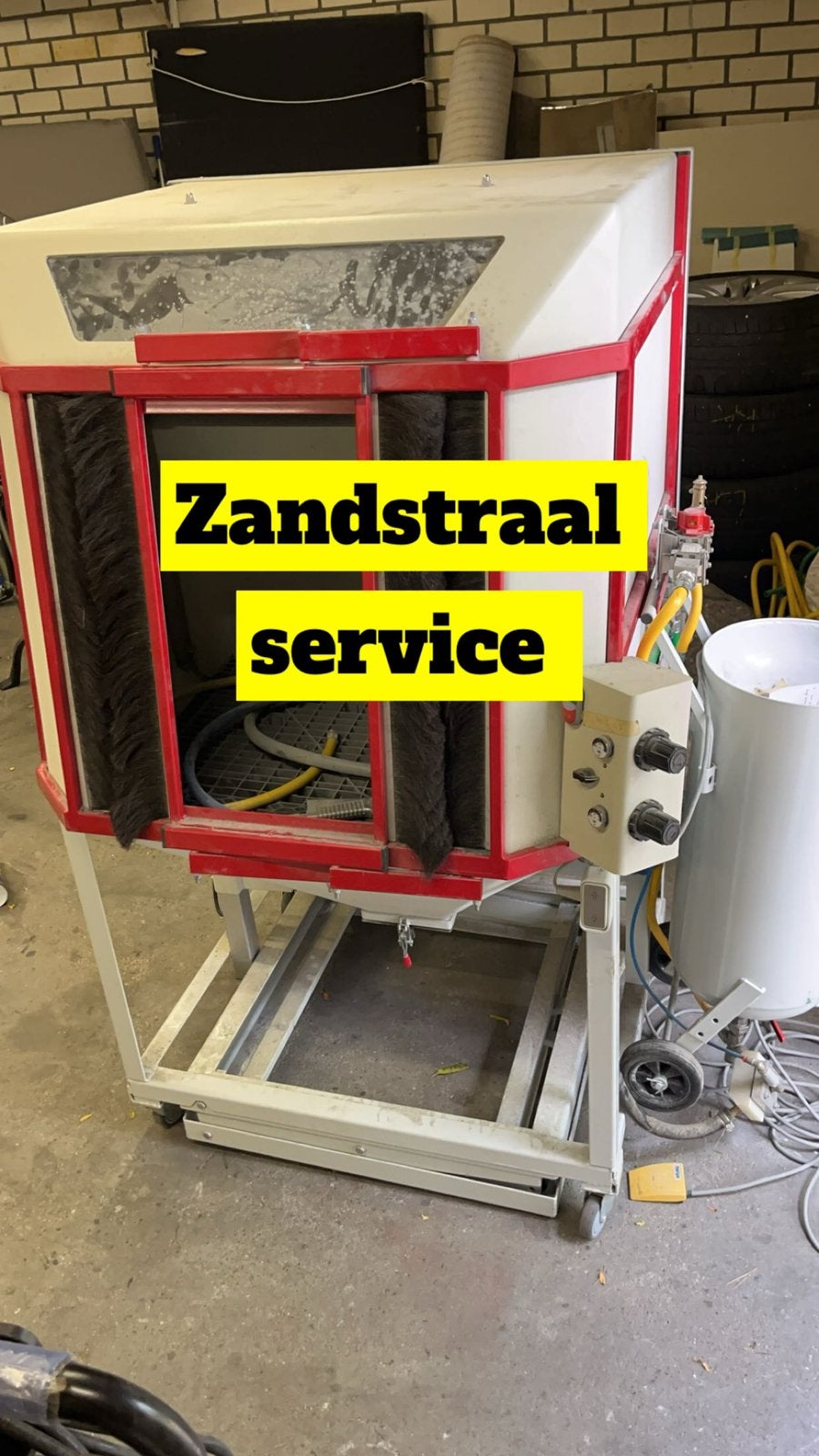 Zandstralen en/of spuiten van onderdelen/metaal, Ophalen of Verzenden, Zo goed als nieuw, Overige typen