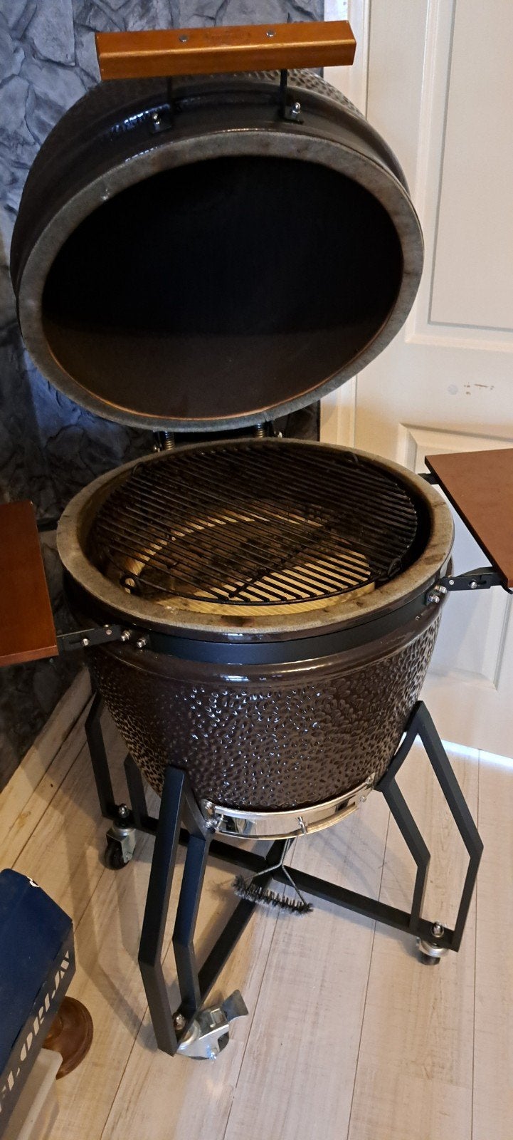 kamado Grizzly large te koop., Tuin en Terras, Ophalen, Zo goed als nieuw, Grizzly, Met accessoires