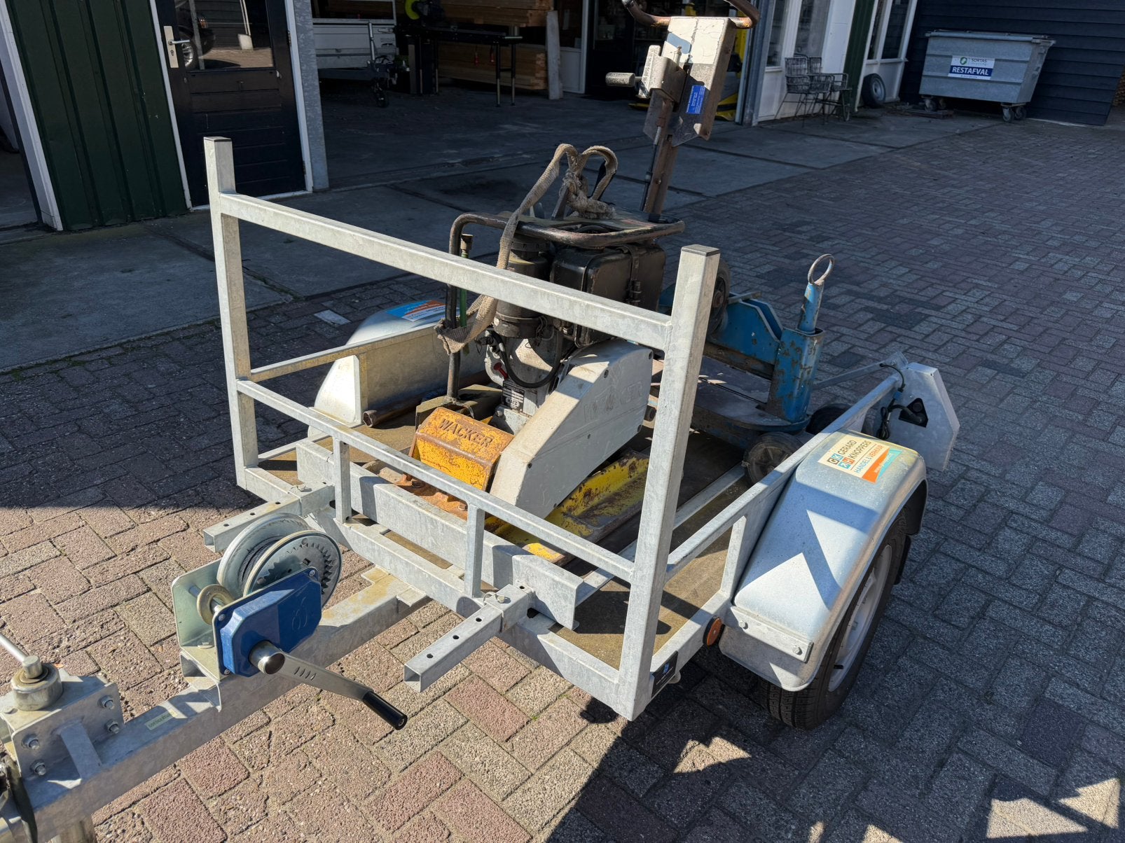 Trilplaat te huur 3 tons, Ophalen, Gebruikt