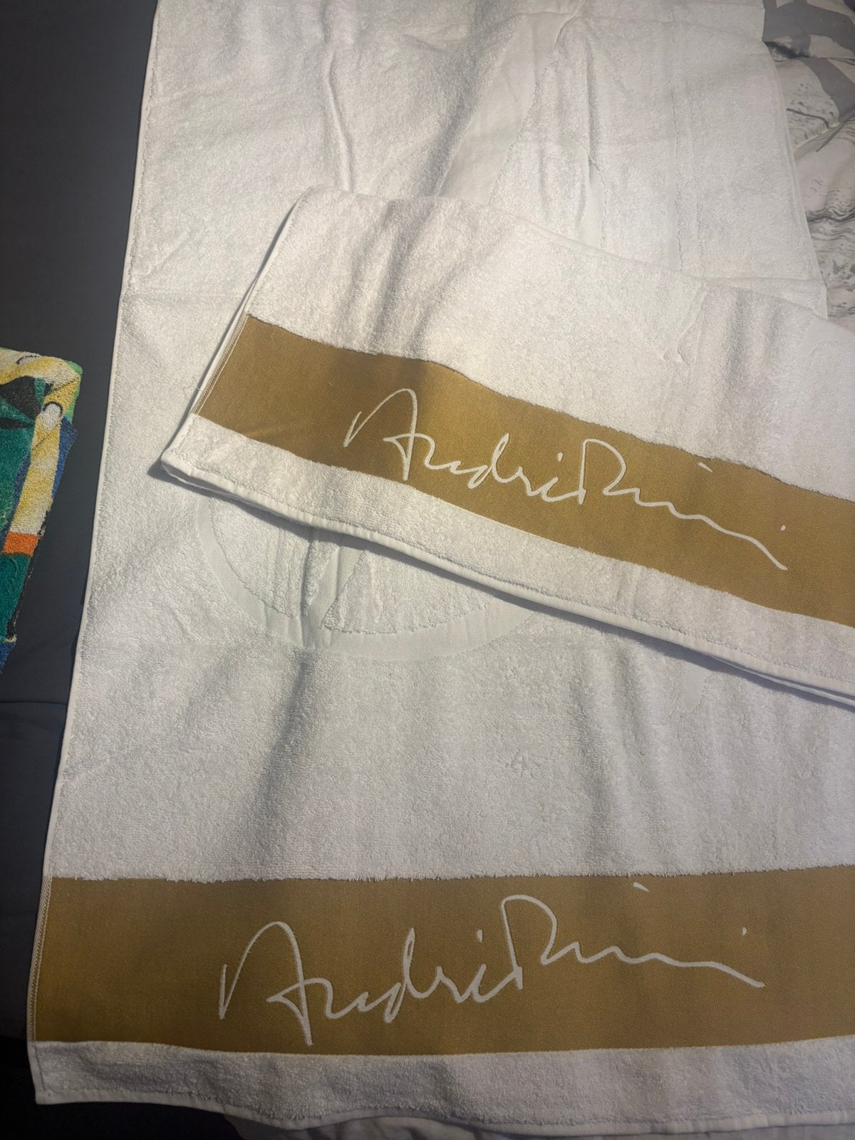 André Rieu badlakens, handdoek NIEUW, Ophalen of Verzenden, Zo goed als nieuw, Handdoek