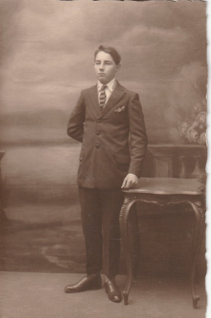 fotkaart  -  man, Verzenden, Voor 1940, Zo goed als nieuw